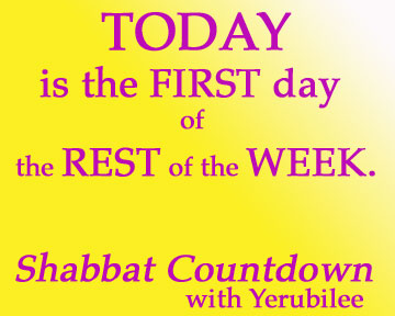 Shabbat Countdown 1